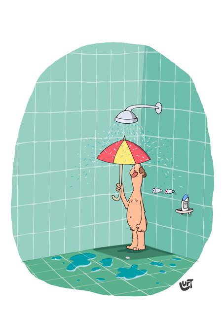 dusche cartoon|Cartoons und Karikaturen mit In Der Dusche.